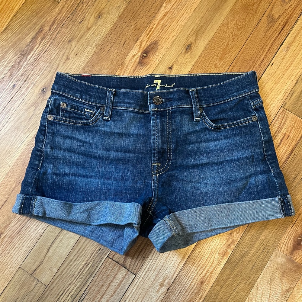 7 For All Mankind Jean Shorts, 27